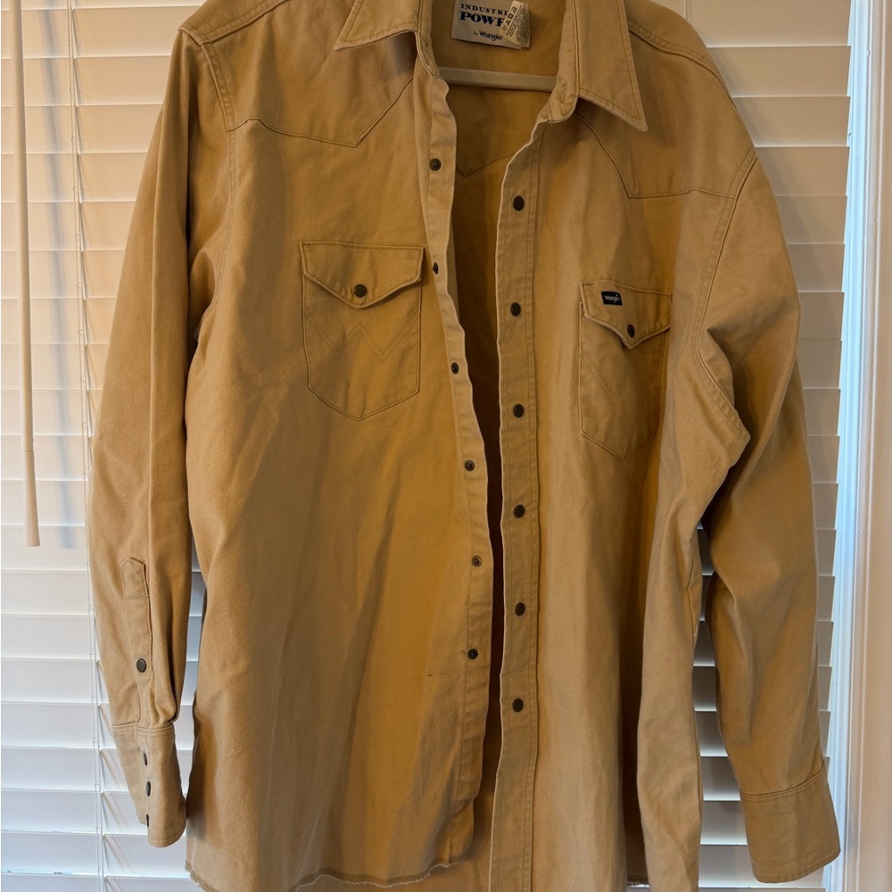 Wrangler Beige Industrial Power Shirt